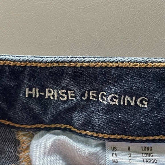 American Eagle Jeans High Rise Jegging 360 Super Stretch AEO Denim X4 Blue 0 - Picture 8 of 13